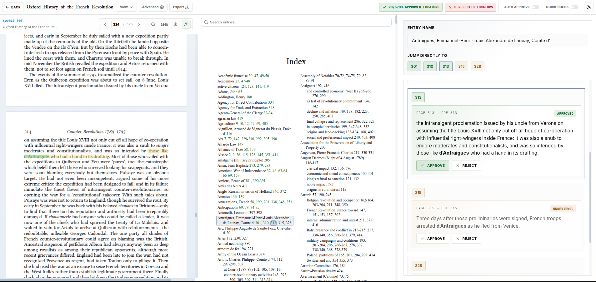 AI Book Indexing Tool