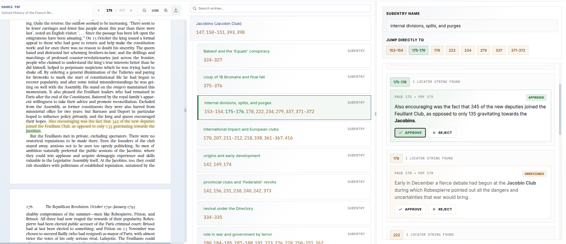 IndexerLab's Verification Interface